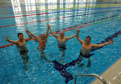 第二届“九九重阳”游泳健身活动火热开赛